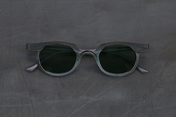Rigards RG1002TI Series Pure Titanium Glasses RG-RG1002TI-FCLP-F Emerald/Green Lenses